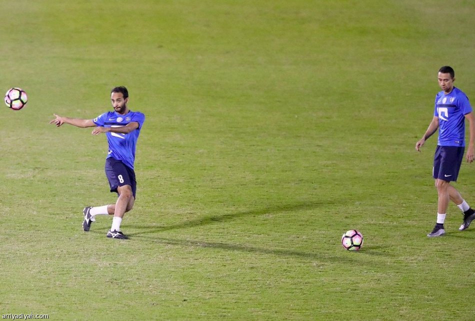 ادواردو يشارك في التمارين الهلالية