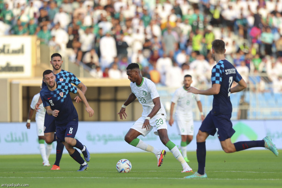 الأخضر يخسر التجربة الأخيرة أمام كرواتيا