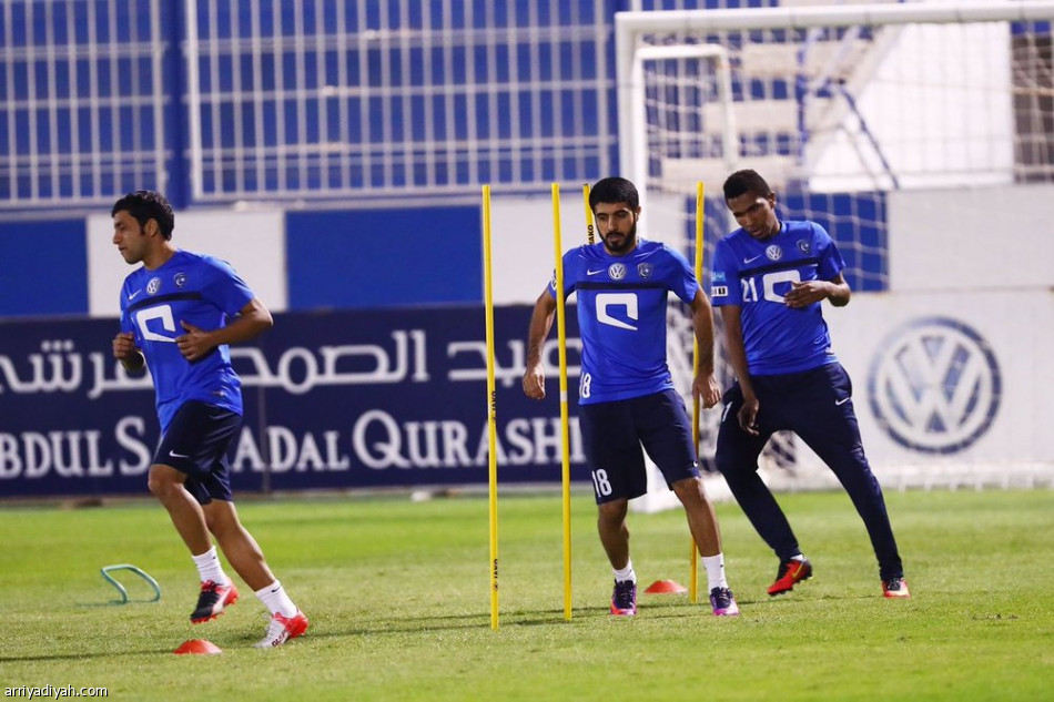 الهلال ينهي تحضيراته للفيصلي بتطبيق الجمل التكتيكية