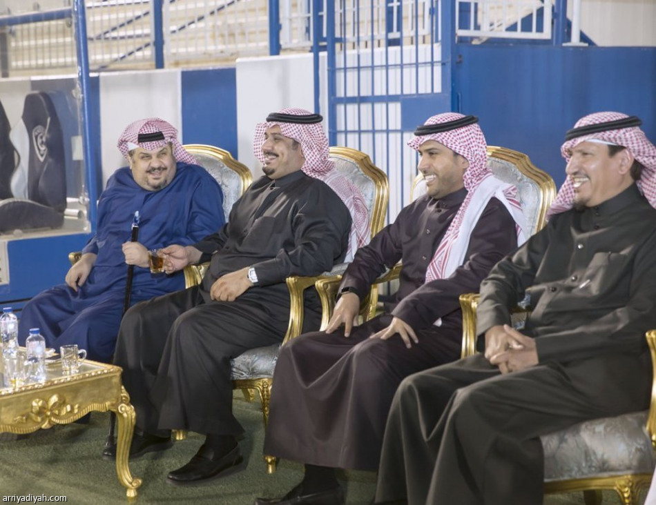 عبدالرحمن بن مساعد يدعم الهلال قبل موقعة الريان