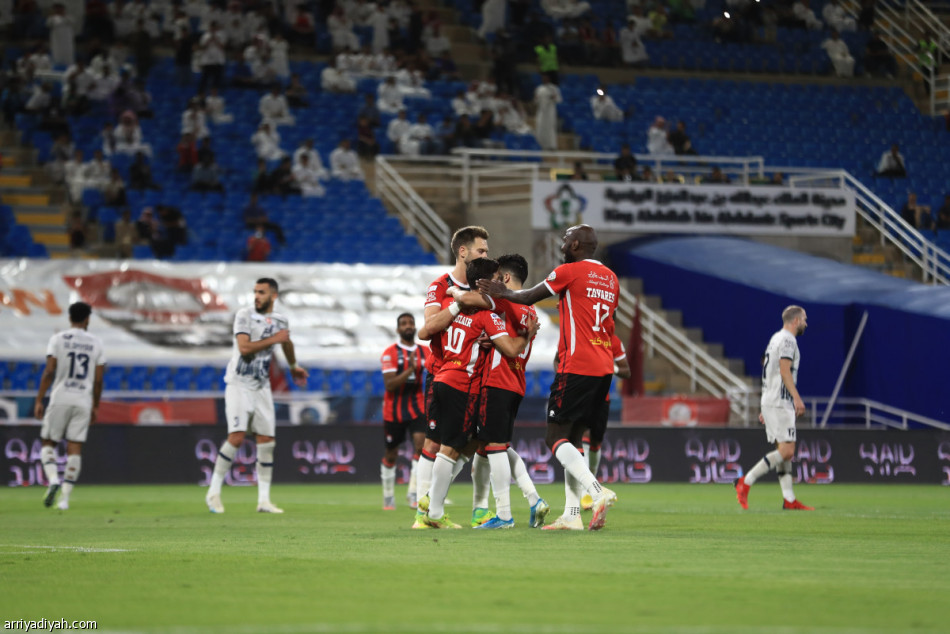 الرائد يقسو على ضمك بخماسية فوزير والبركاوي