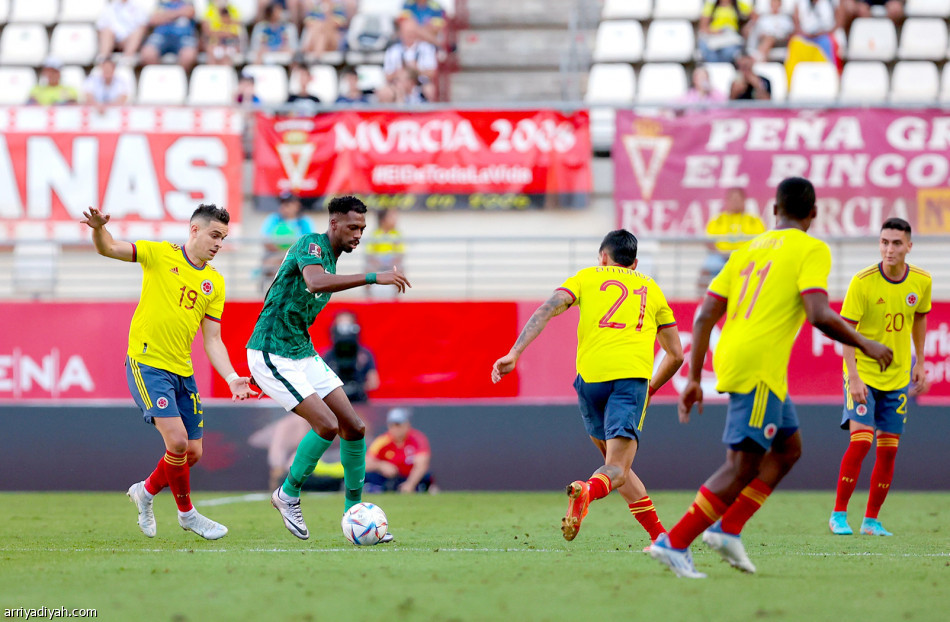 نتيجة كولومبيا.. 
الهزيمة 21 في تاريخ الأخضر