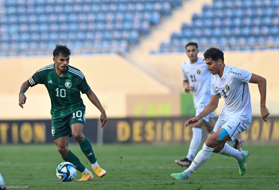 الأخضر الأولمبي يكسب الأردن في «دولية الخبر»