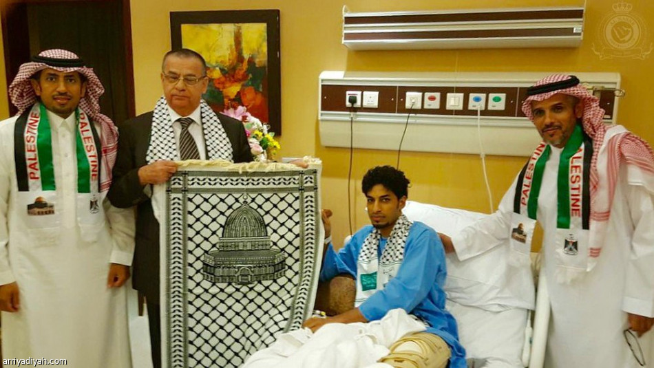 سفير دولة فلسطين يزور الجبرين