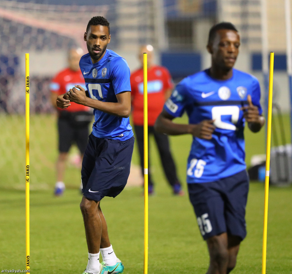 الهلال يختتم تحضيراته لمواجهة التعاون ودياً