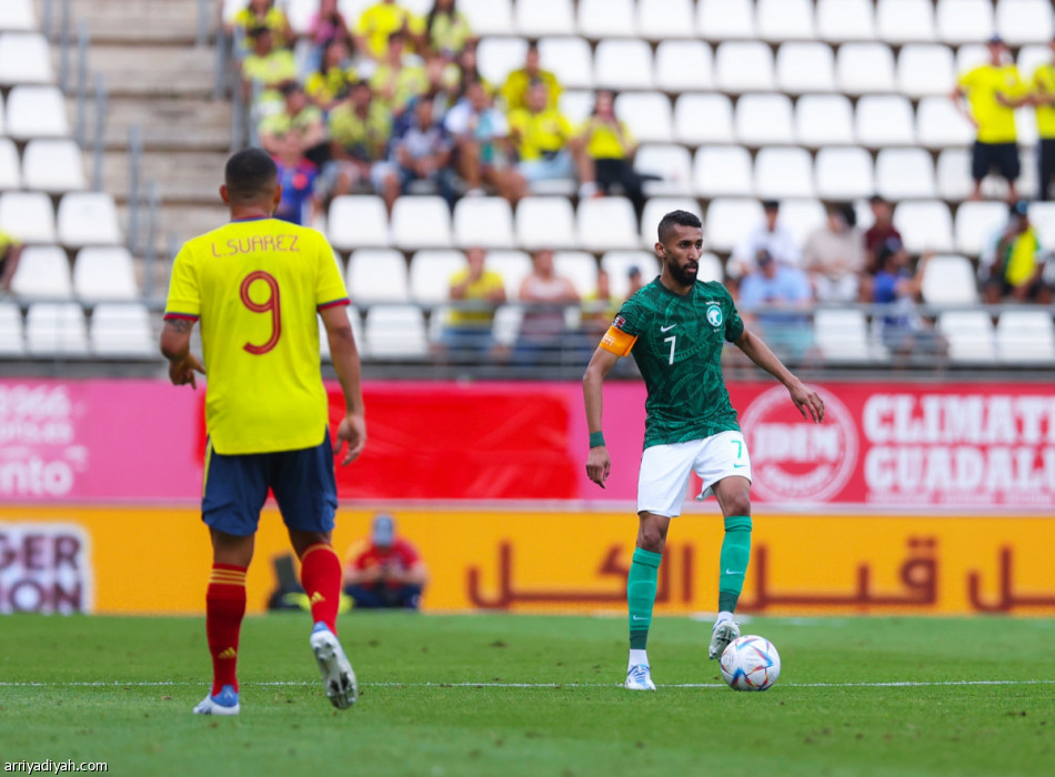 في غياب رينارد.. الأخضر يخسر تجربة كولومبيا