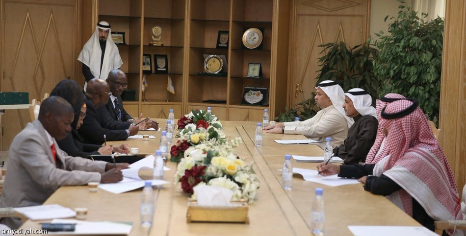 عزت يستقبل رئيس مجلس الشورى ووزير الرياضة البورندي