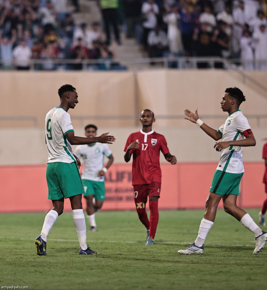 الأخضر الشاب يكتسح المالديف بـ11 هدفا