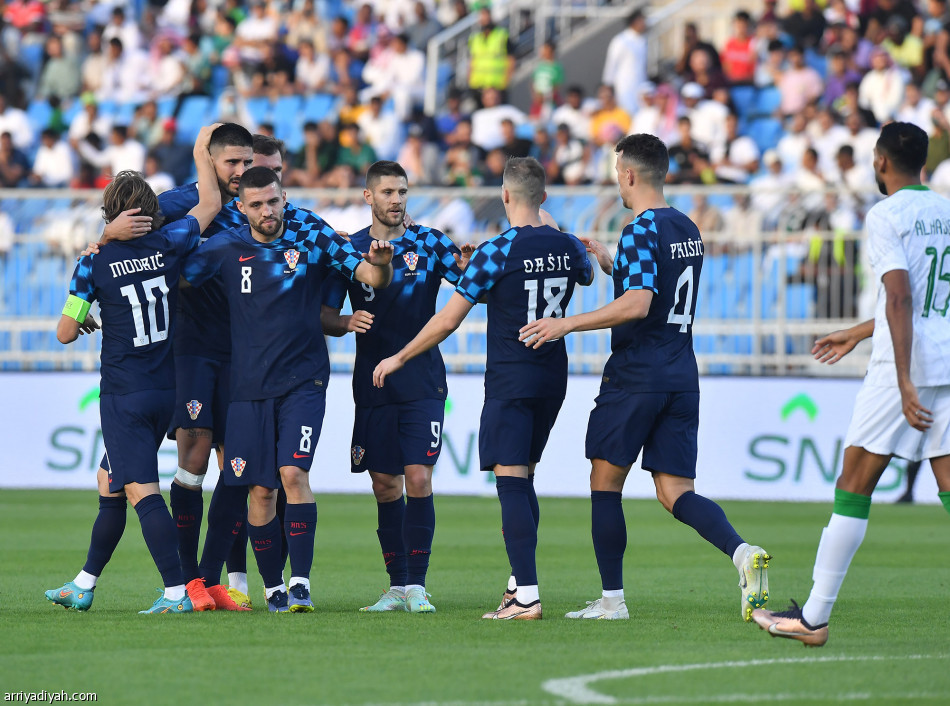 الأخضر يخسر التجربة الأخيرة أمام كرواتيا