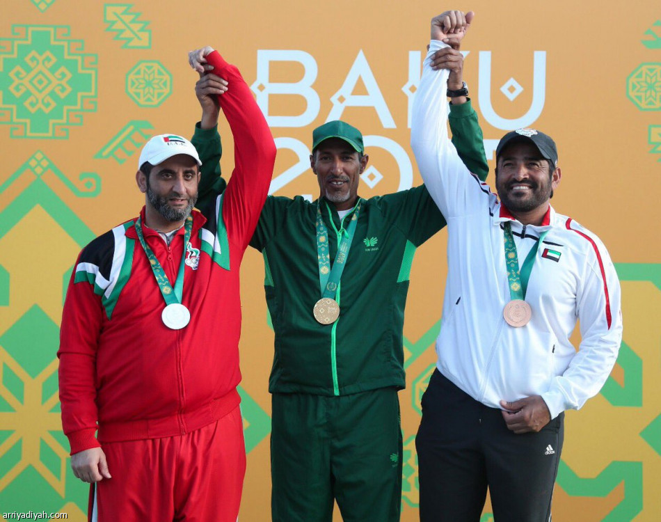 سعيد المطيري يحقق ذهبية الشوزن في الدورة الإسلامية