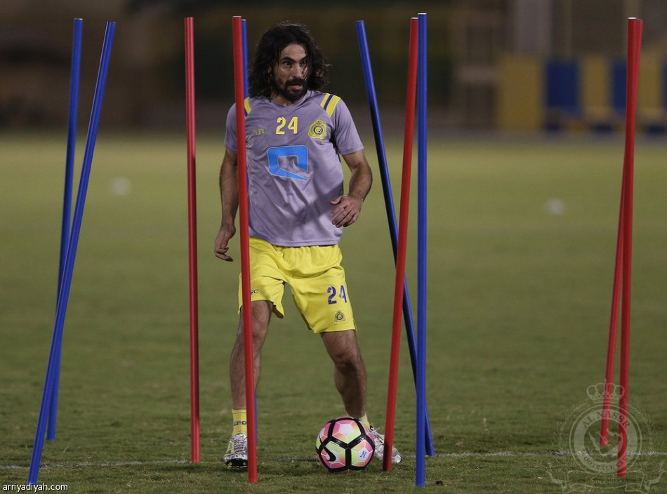 النصر يستعد للوحدة بالتسديدات .. ويغلق تدريباته