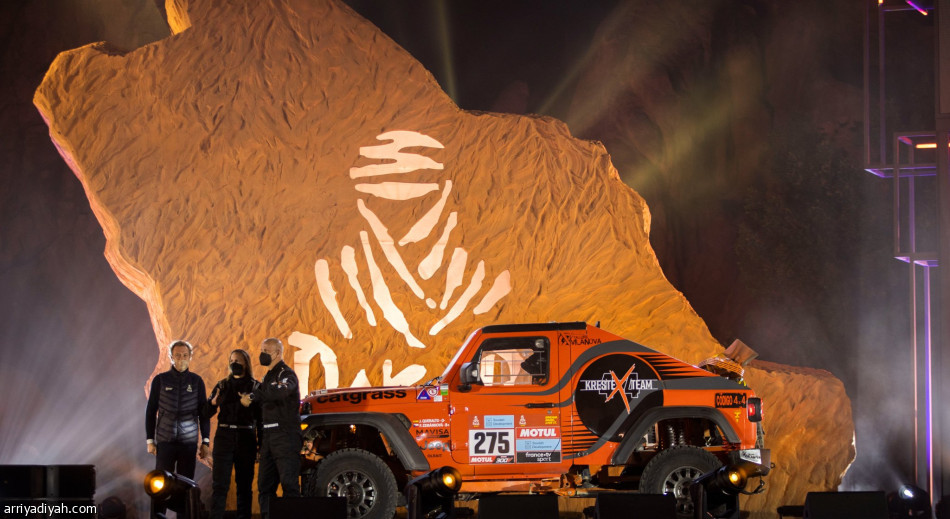 حائل تشهد حفل افتتاح رالي داكار السعودية