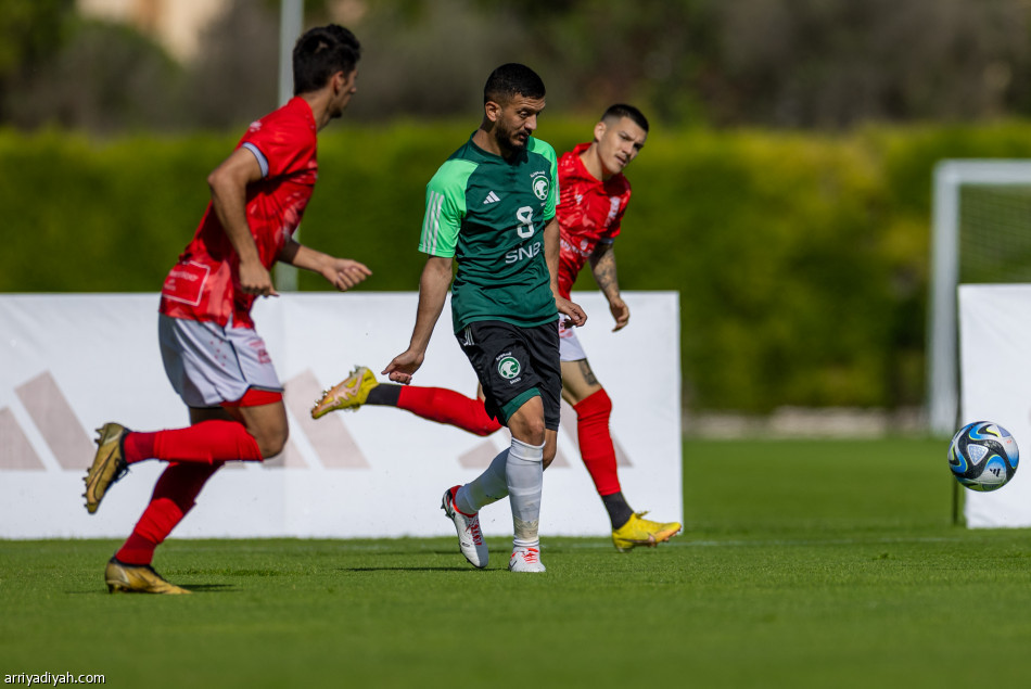 الأخضر .. استشفاء ومناورة بعد نيجيريا