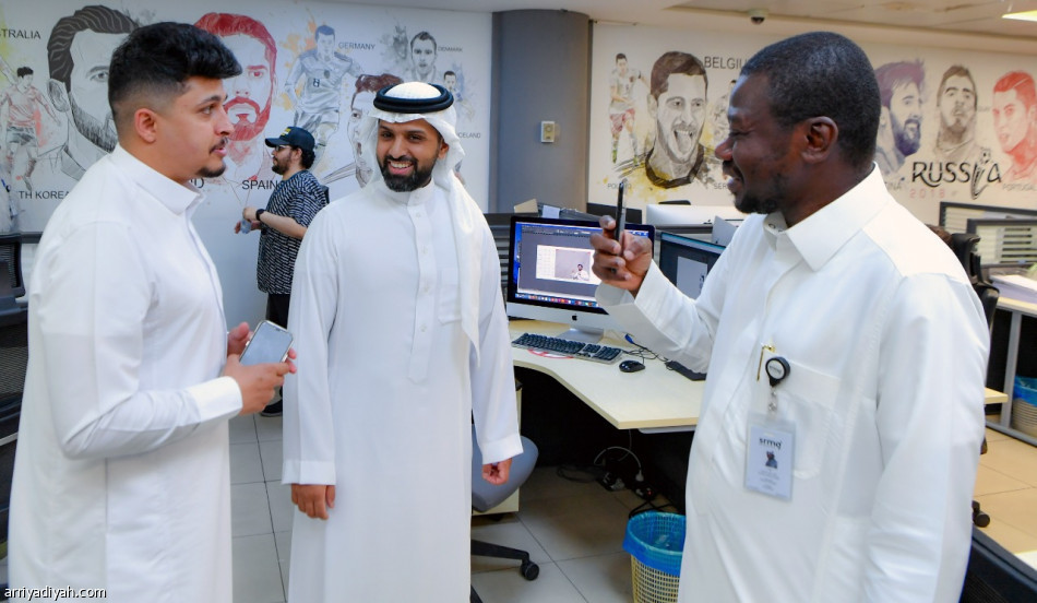 وفد قناة أبو ظبي يزور «الرياضية»