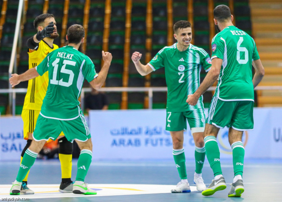 «عربي الصالات».. الأخضر يكتسح طاجيكستان