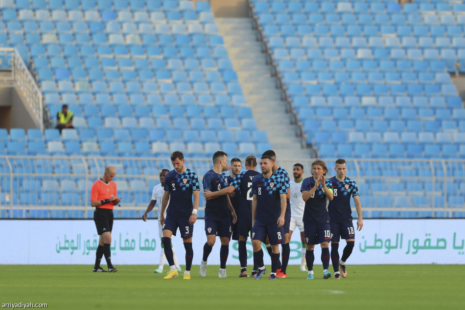 الأخضر يخسر التجربة الأخيرة أمام كرواتيا