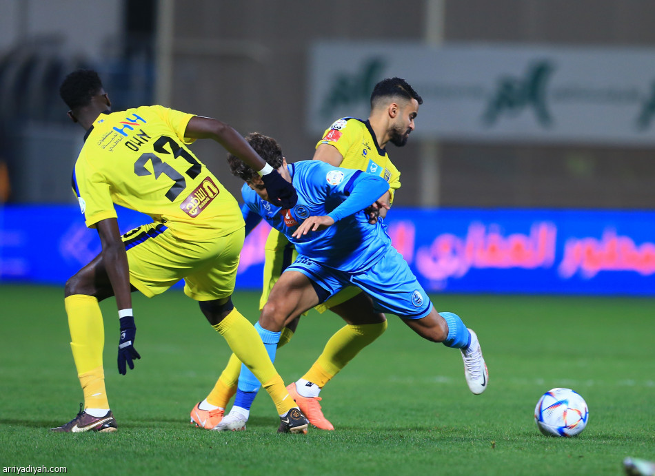 التعاون يخطف نقاط الباطن في الرمق الأخير