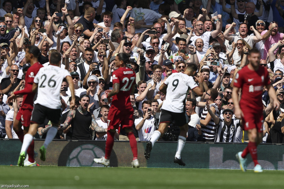 ليفربول ينجو من الهزيمة أمام فولهام