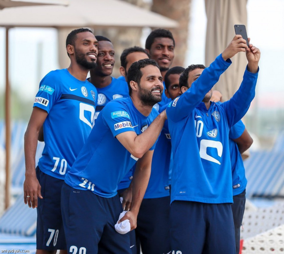 الهلال يجري تدريبه الأخير بأبوظبي ويعود للرياض اليوم
