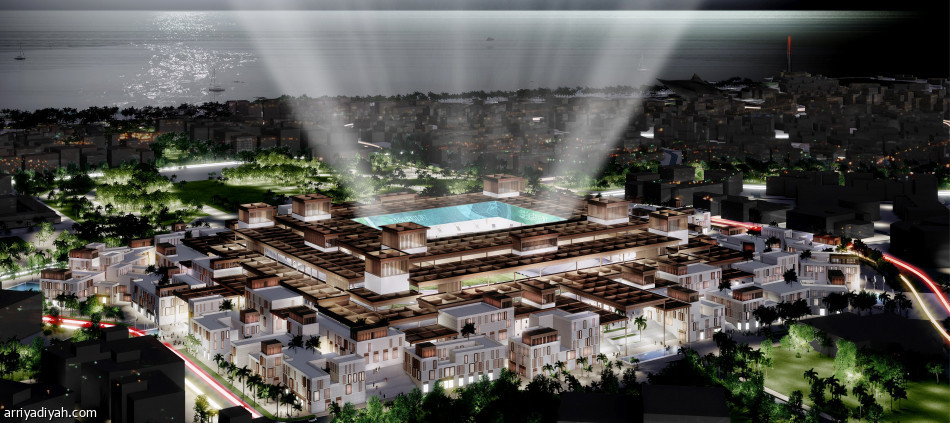 شركتان تصمّمان
معلم «استاد» وسط جدة