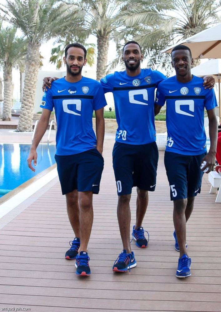الهلال يجري تدريبه الأخير بأبوظبي ويعود للرياض اليوم