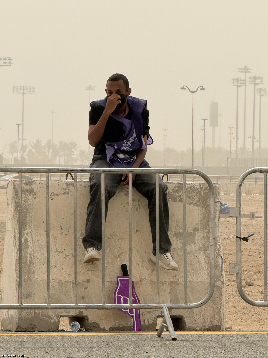 غبار قبل المواجهة