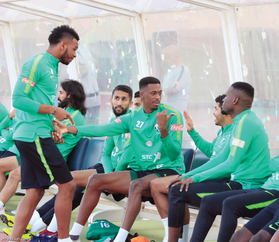 تدريبات المنتخب السعودي في ختام معسكره