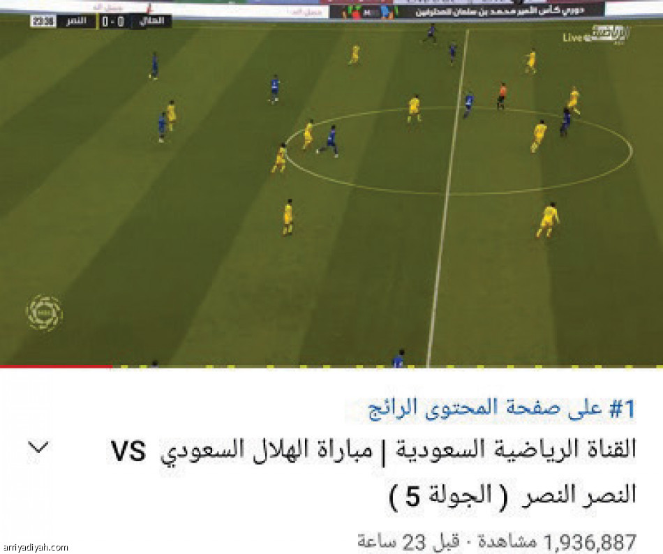 الجولة الخامسة
4.1 مليون مشاهدة في يوتيوب