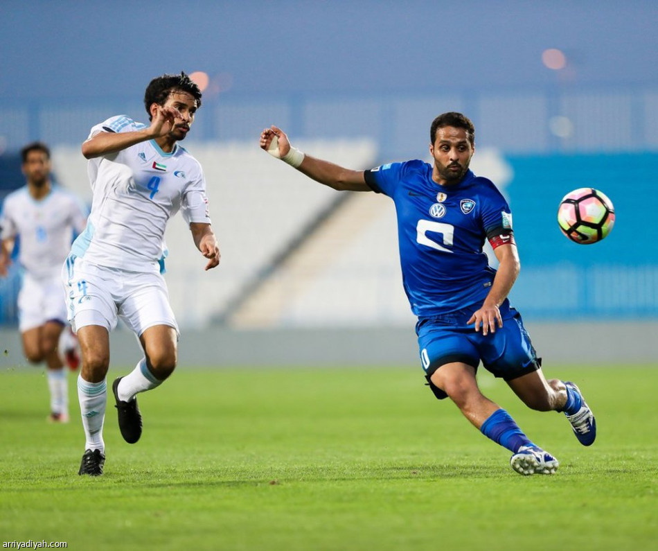 الهلال يختتم معسكر أبوظبي بثلاثية بني ياس