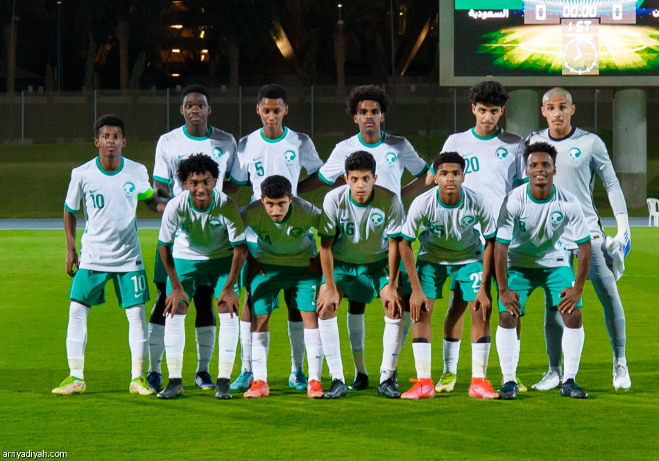 أخضر الناشئين يكسب تجربة السودان برباعية