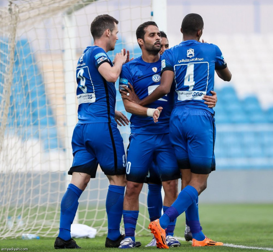 الهلال يختتم معسكر أبوظبي بثلاثية بني ياس
