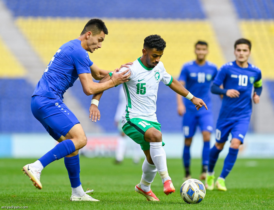 الأولمبي يتعادل مع أوزبكستان في لقاء غير محتسب