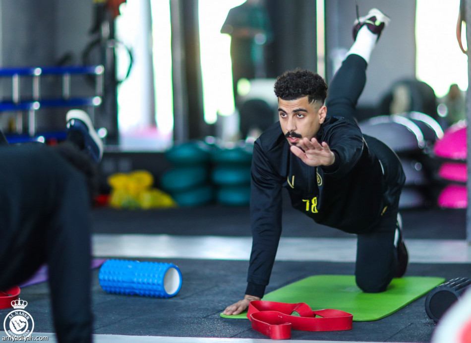 جوناثان يظهر في تدريبات النصر