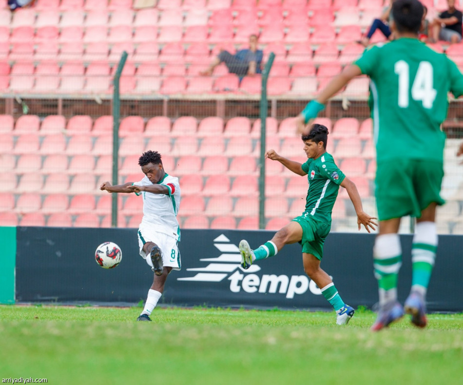 أخضر الناشئين يعبر إلى نصف نهائي العربية