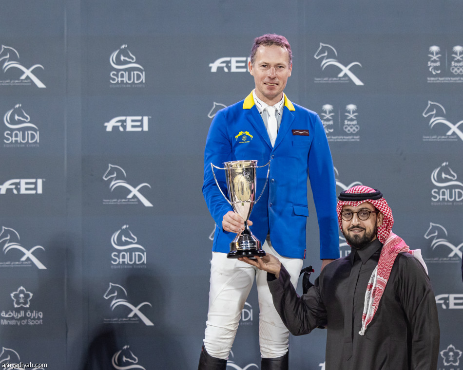 عبد الله بن فهد يتوج ألمان بطلا لـ«قفز السعودية»