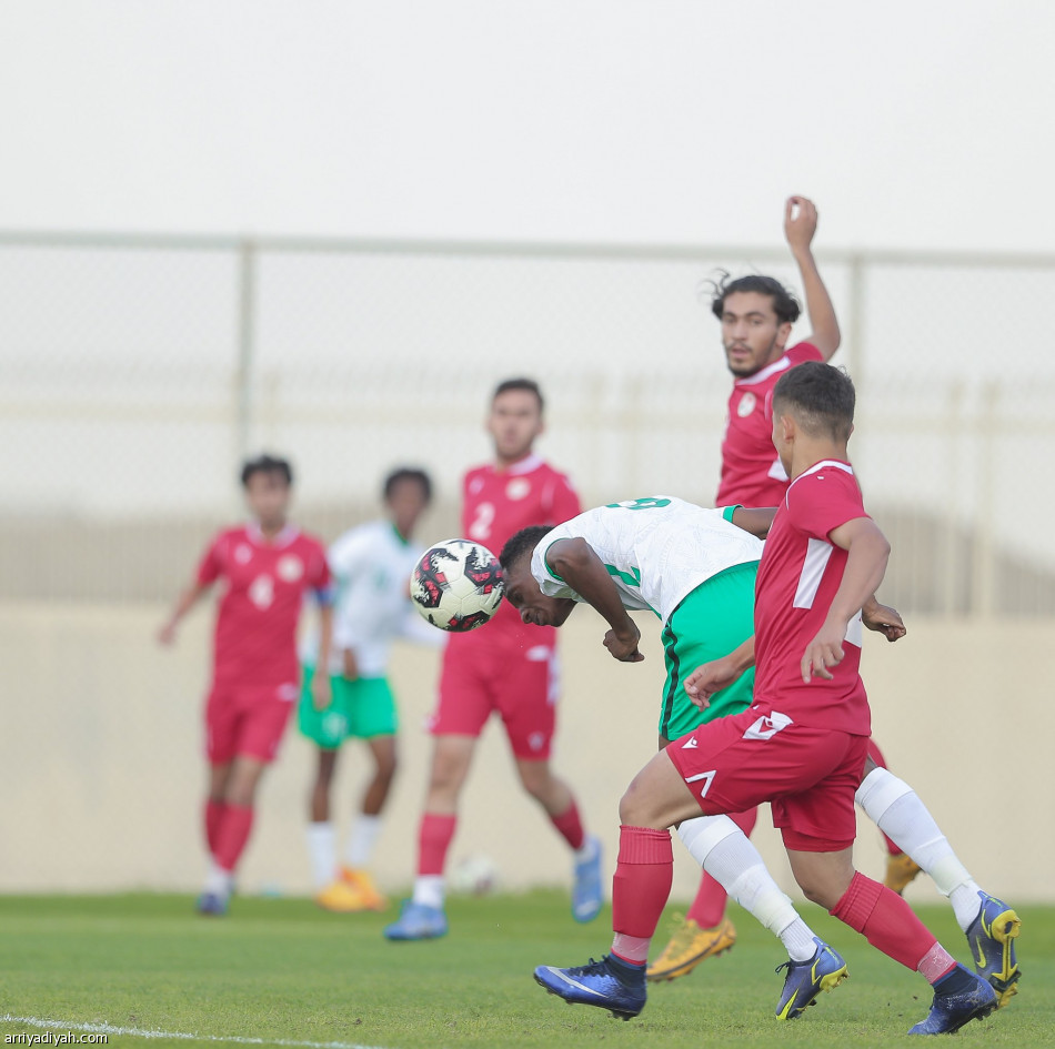 الأخضر الشاب يحسم تجربة طاجيكستان في 4 دقائق