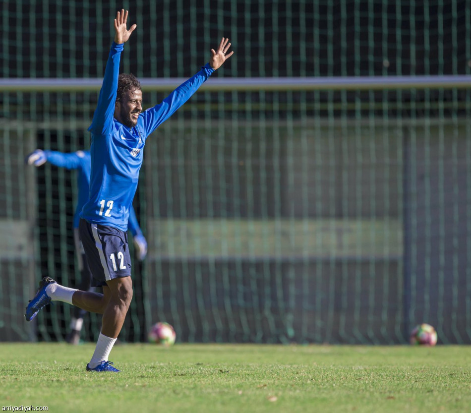 دياز يمرن لاعبي الهلال على  دقة التسديد