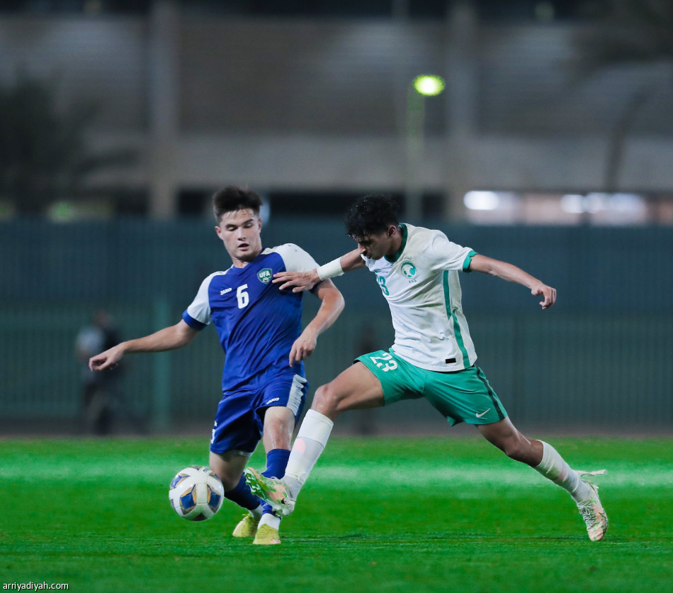 تصفيات آسيا.. الأخضر الشاب يخسر من أوزبكستان