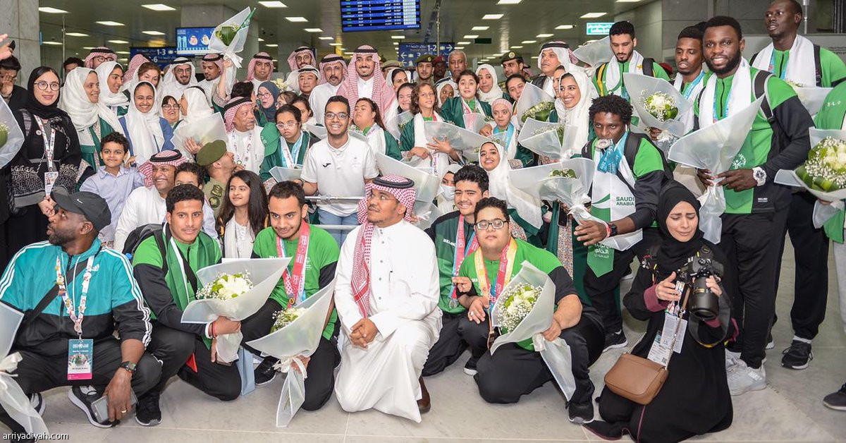 استقبال الأبطال