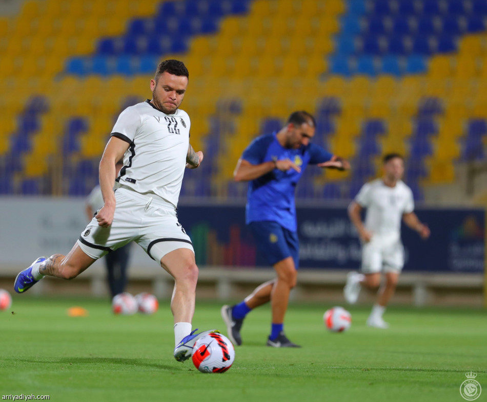 النصر يختبر  إعداده أمام الباطن