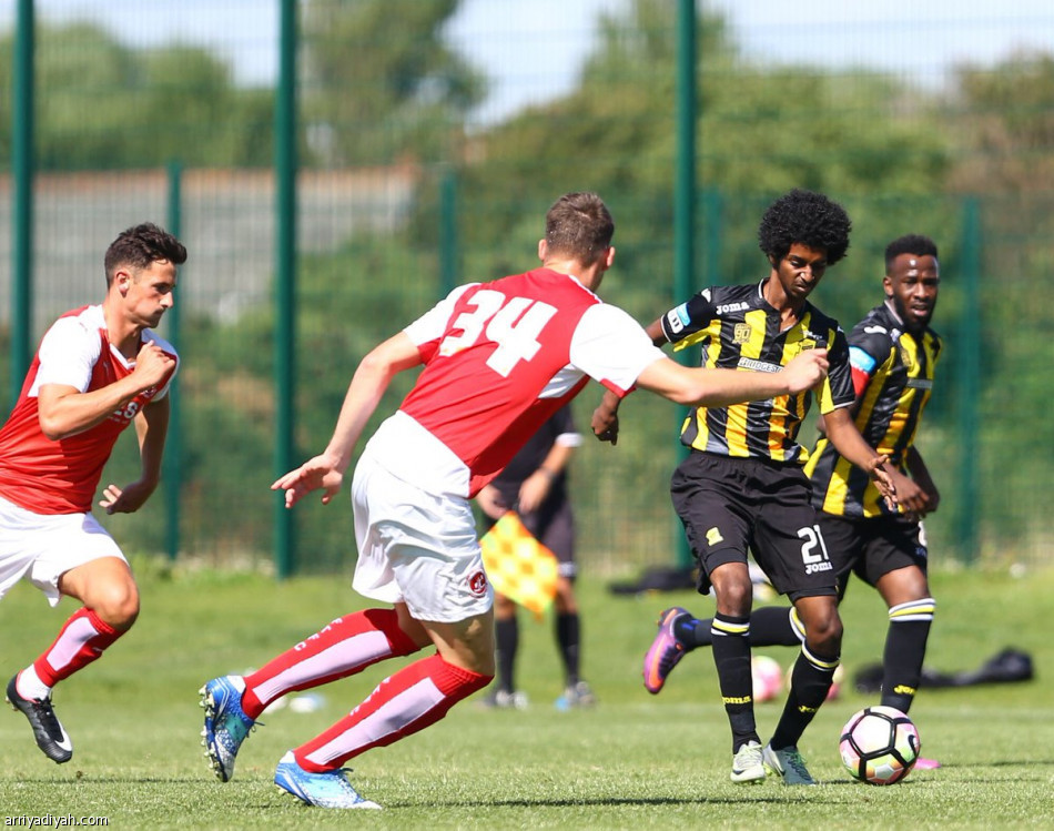 الاتحاد يسقط في ثاني ودياته أمام فليتوود تاون