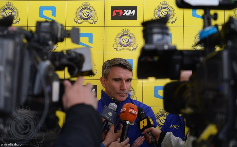 كارتيرون يبدأ مشواره التدريبي مع النصر