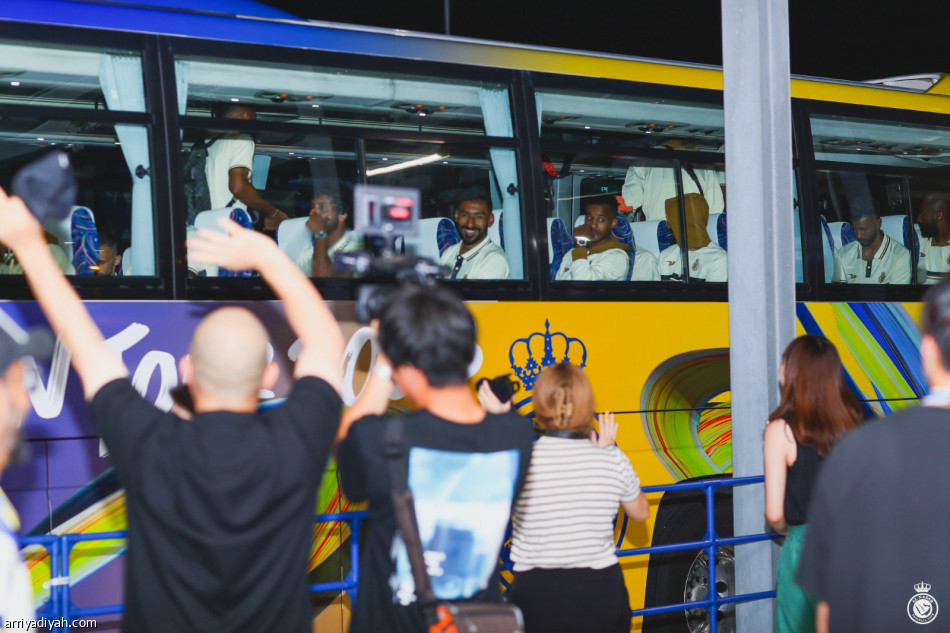 النصر يصل إلى اليابان