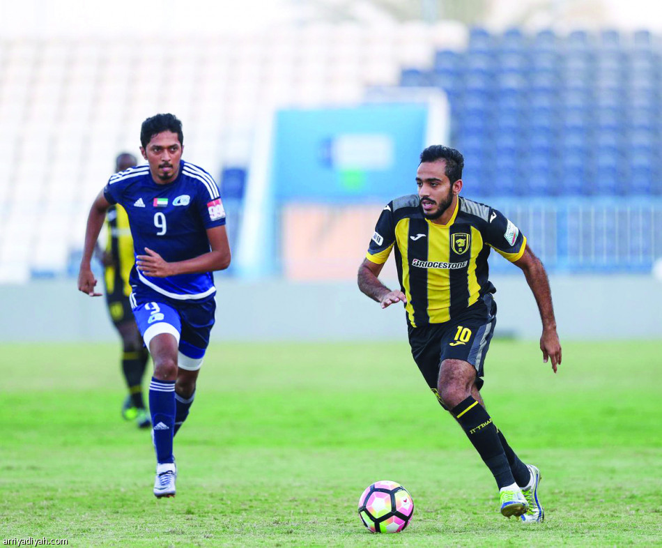 الاتحاد يودع جبل علي بثنائية بني ياس