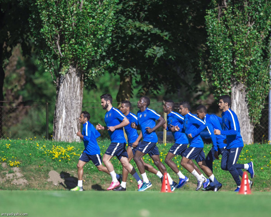 ماتياس يشارك في تدريبات الهلال ودياز يركز على الاستحواذ والسرعة