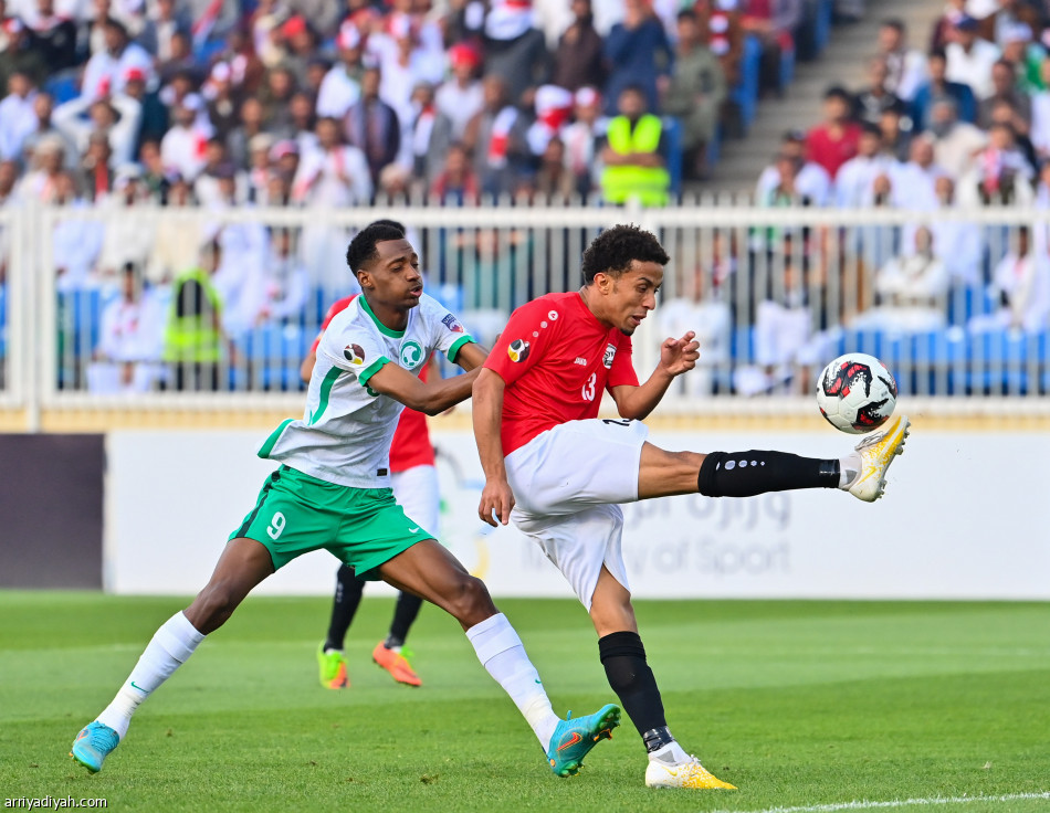 المرمش يصعد بالأخضر إلى نصف نهائي كأس العرب