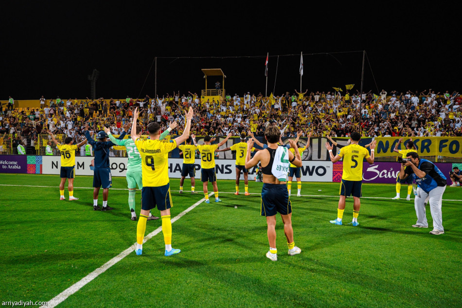 3 خماسيات نصراوية على طريق النهائي