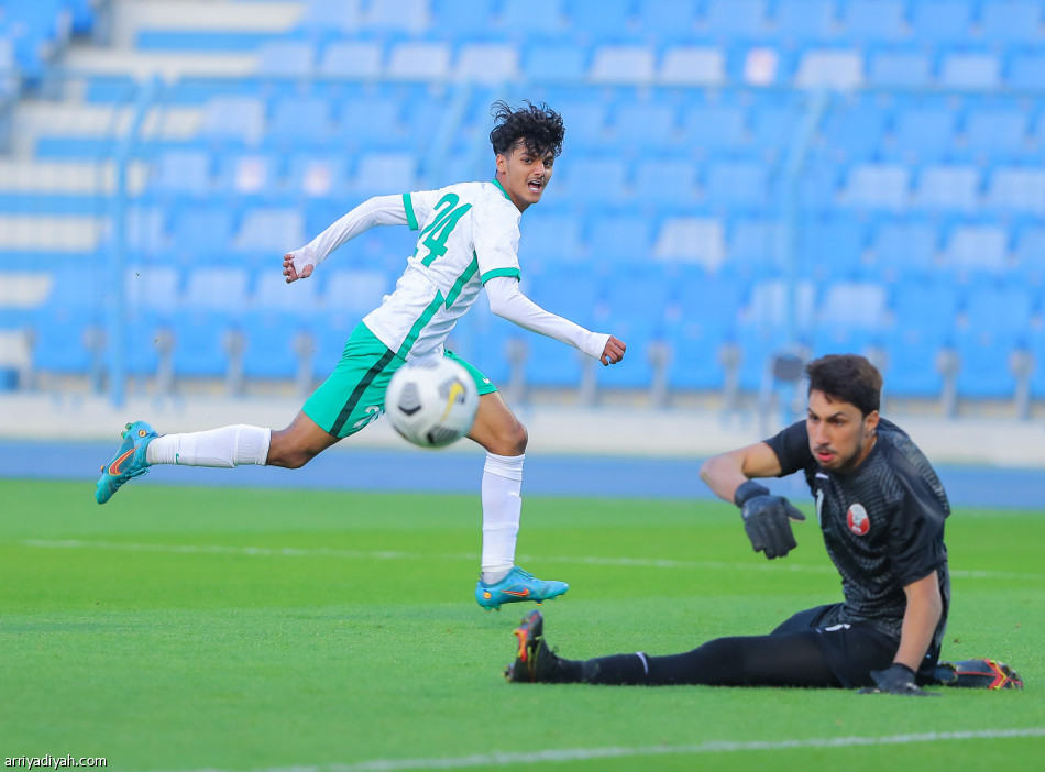 الأخضر الشاب وقطر.. 6 أهداف في التجربة الأولى