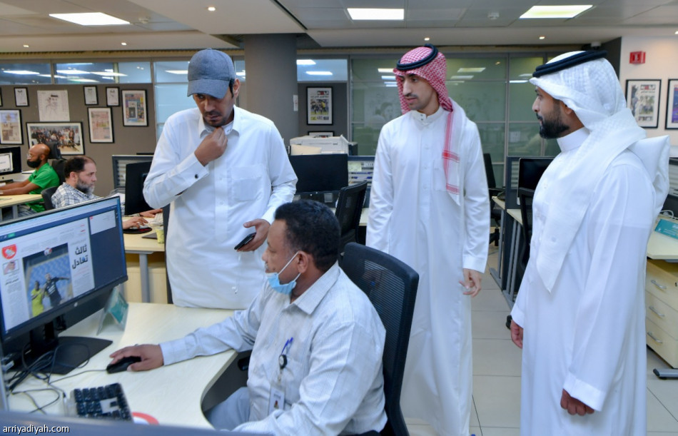 وفد قناة أبو ظبي يزور «الرياضية»