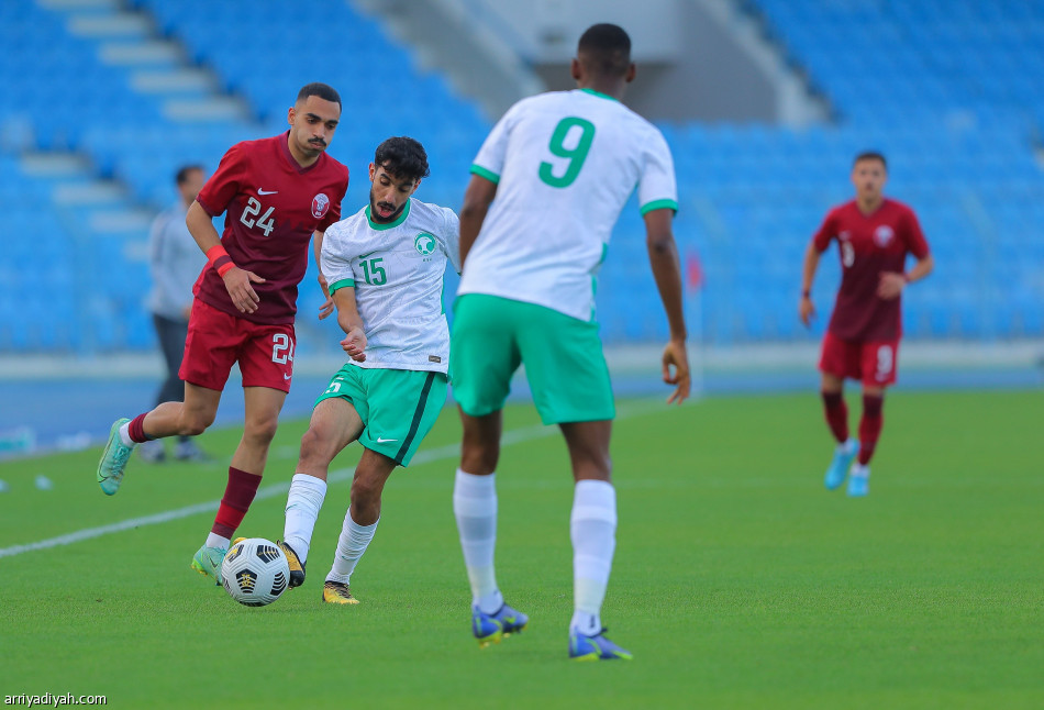 الأخضر الشاب وقطر.. 6 أهداف في التجربة الأولى